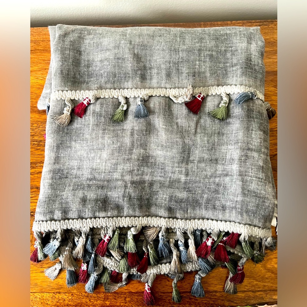 Lulla Collection by Bindya Tassel Scarf Wrap
